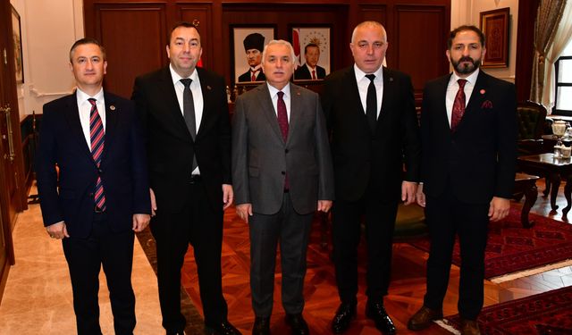 Büyük Birlik Partisi'nden Trabzon Valisi Aziz Yıldırım’a Ziyaret!