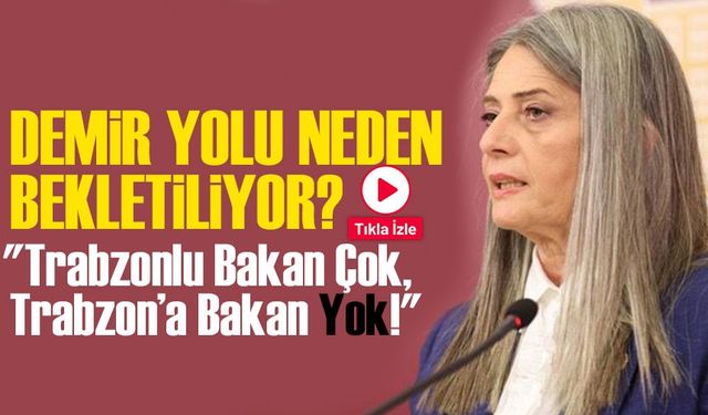 "Trabzonlu Bakan Çok, Trabzon’a Bakan Yok!"