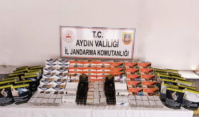 Aydın'da 115 kilo bandrolsüz tütün ele geçirildi