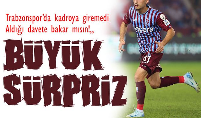 Trabzonsporlu Cihan Çanak’a A Milli Takım Sürprizi!