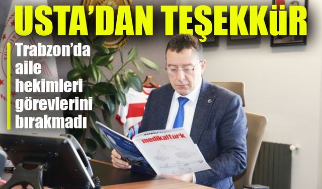 Trabzon’da Aile Hekimlerinden Grevde Duyarlılık! Dr. Hakan Usta’dan Teşekkür