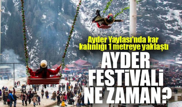 Ayder Yaylası’nda Kar Festivali Coşkusu Başlıyor: Kar Kalınlığı 1 Metreye Yaklaştı