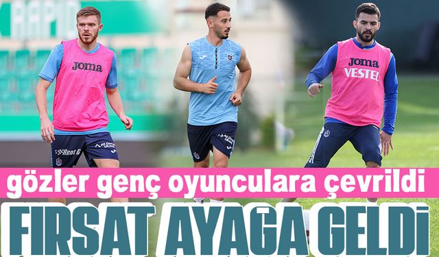 Trabzonspor’da kadro dışı kararlarının ardından gözler genç oyunculara çevrildi