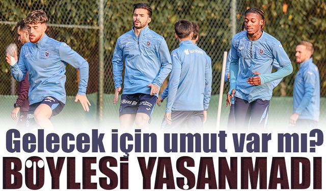 Trabzonspor, daha önce böylesini yaşamadı!