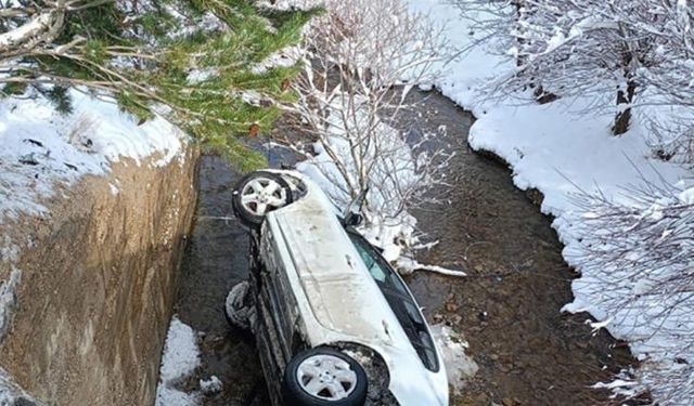 Giresun İl Meclis Üyeleri Trafik Kazası Geçirdi: Dereye Uçtular