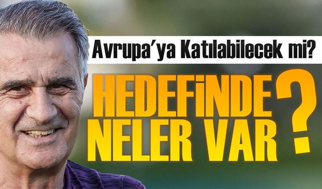 Şenol Güneş’li Trabzonspor’un Hedefi Ne?