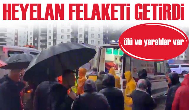 Çayeli’nde Şiddetli Yağış Heyelana Yol Açtı, Tahliye Çalışmaları Devam Ediyor