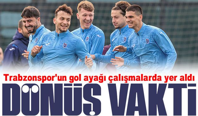 Trabzonspor'da Adana Demirspor Maçı Öncesi Hazırlıklar Hız Kesmeden Devam Ediyor