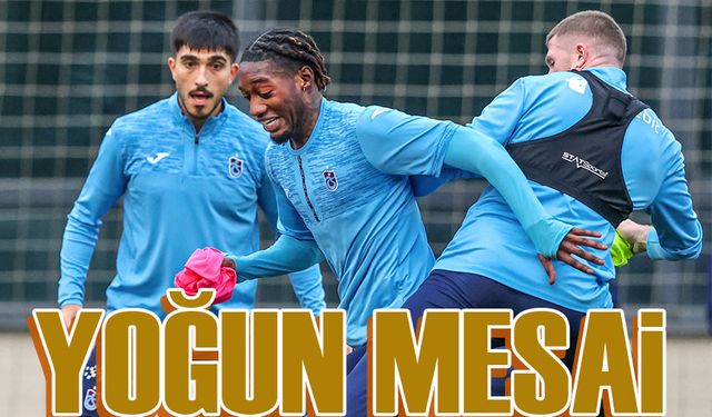 Trabzonspor’dan Adana Demirspor Maçı Öncesi Yoğun Mesai