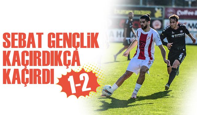 Sebat Gençlikspor, Orduspor 1967 karşısında galibiyetten oldu