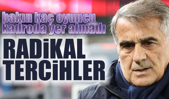 Trabzonspor’da kaç oyuncu kadroda yer almadı