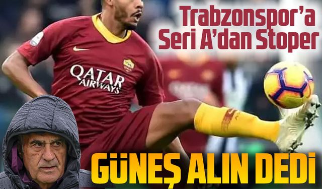 Şenol Güneş Onayladı; Trabzonspor’a Seri A’dan Stoper