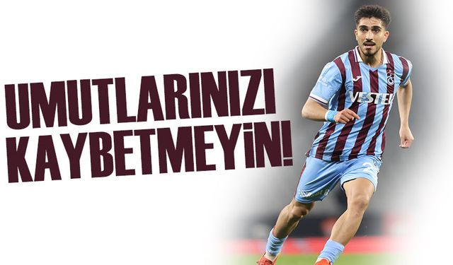 Trabzonspor Deplasmanda Kaybetti, Umut Güneş'ten Toparlanmaya Dair Mesaj