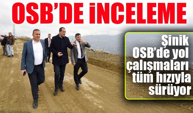 Şinik OSB’de Yol Çalışmaları Hızla Devam Ediyor: Altyapı Sanayicilere Hazırlanıyor