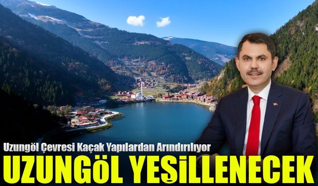 Uzungöl Çevresi Kaçak Yapılardan Arındırılıyor: Yeşil Alanlar Artırılacak