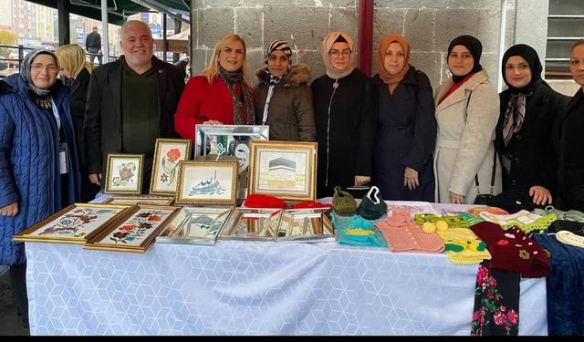 Cumhuriyetin Üreten Kadınları Ortahisar’da Dayanışma Sergisi Açtı