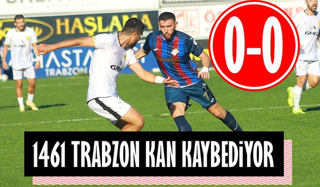 1461 Trabzon, Adana 01 FK önünde 1 puanla yetindi