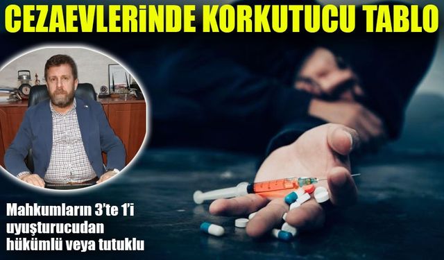 Türkiye’de Hapisteki Mahkumların 3'te 1'i Yasaklı Madde Suçundan Tutuklu!