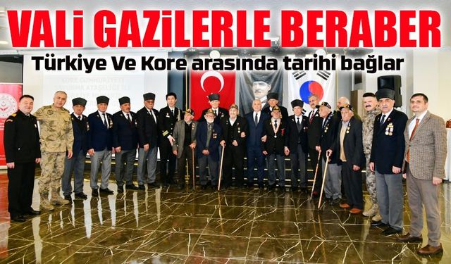 Trabzon Valisi Aziz Yıldırım, Kore Gazileriyle Bir Araya Geldi