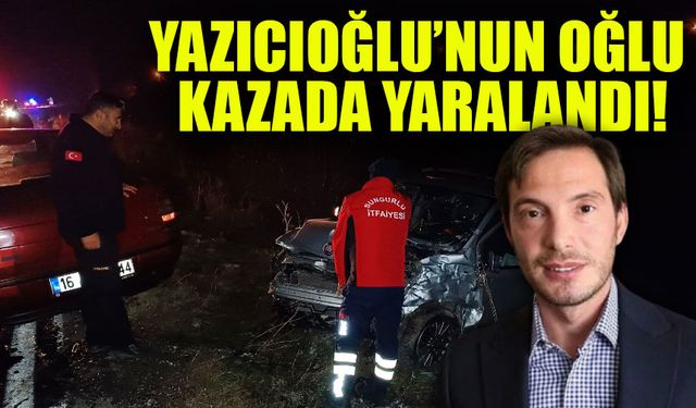 Efsane Vali Recep Yazıcıoğlu’nun Oğlu Başkan Yazıcıoğlu Kazada Yaralandı!