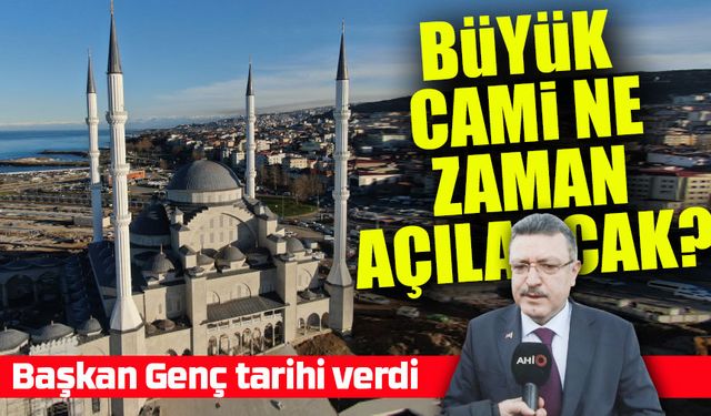 Trabzon Şehir Camii ve Külliyesi Ramazan Ayında İbadete Açılıyor: 7 Bin 700 Kişi Aynı Anda İbadet Edebilecek