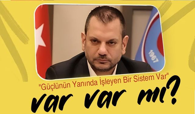 Ertuğrul Doğan’dan Hakem ve Sistem Eleştirisi: "Güçlünün Yanında İşleyen Bir Sistem Var"