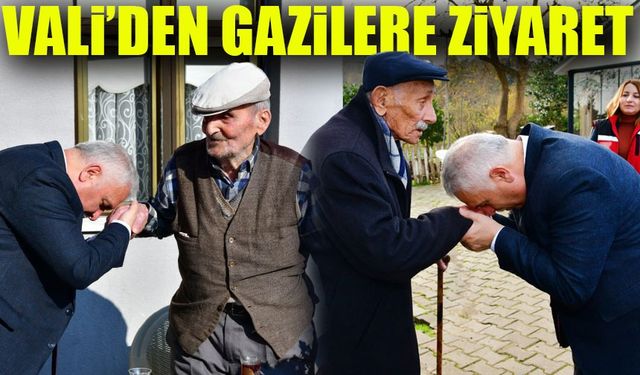 Trabzon Valisi’nden Kore Gazilerine Anlamlı Ziyaretler