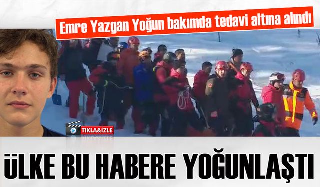 Palandöken'de Çığ Paniği! Judo Milli Takımı Sporcusu Yoğun Bakımda