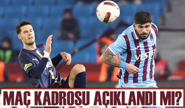 Trabzonspor - Kasımpaşa Karşılaşması: İşte Muhtemel 11'ler!