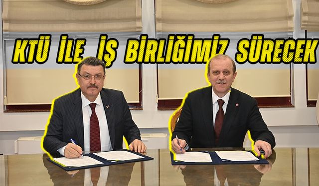 KTÜ ile Büyük İş Birliği! Doğal Afet Ve Eğitimde Ortak Projeler Yolda