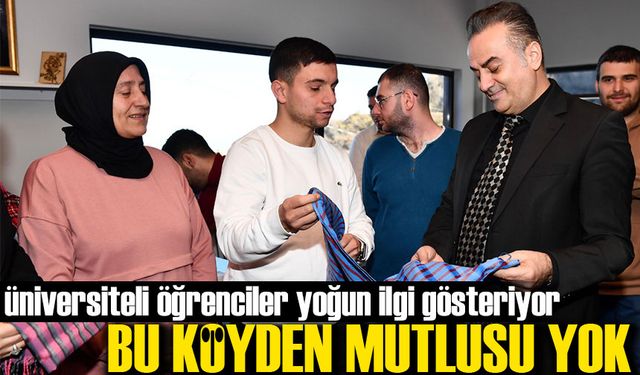 Trabzon’da bu köyden mutlusu yok