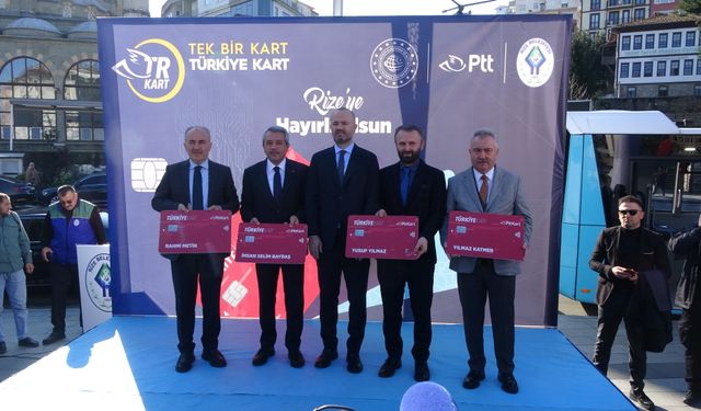 Rize'de Türkiye Kart Dönemi Başladı: Toplu Taşımada Yeni Dönem!