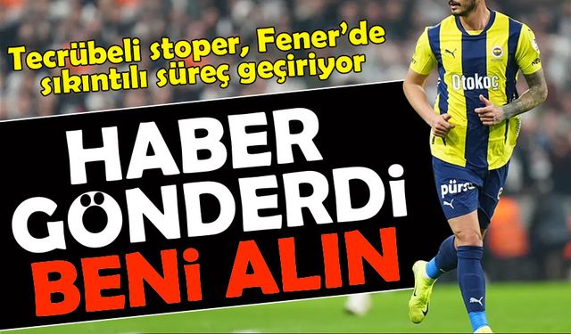 Fenerbahçeli Stoper Trabzonspor’a haber gönderdi