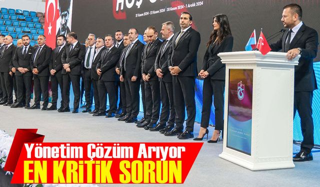 Trabzonspor Yönetimi Çözüm İçin Yoğun Çaba Sarf Ediyor