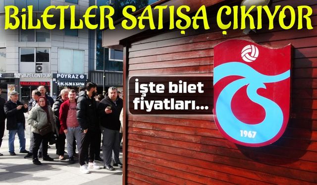 Trabzonspor'un Kasımpaşa ile oynayacağı  maçı biletleri satışa çıkıyor