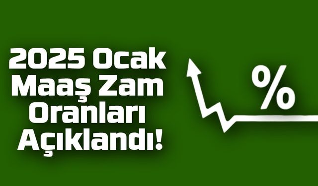 Kamu Çalışanları ve Emeklilere Müjde: 2025 Ocak Maaş Zam Oranları Açıklandı!