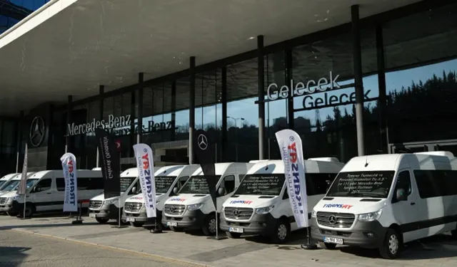 Transay Taşımacılık’tan Dev Yatırım: 131 Adet Mercedes-Benz Sprinter Teslim Alındı