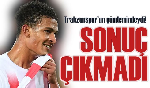 Trabzonspor’un Alves Girişimi Sonuçsuz Kaldı