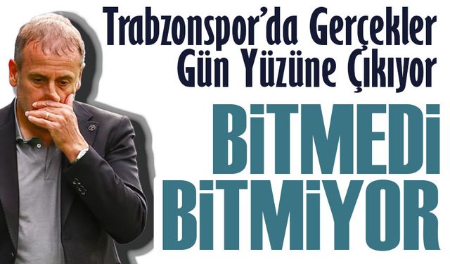 Abdullah Avcı Tartışmaları Bitmiyor: Trabzonspor’da Gerçekler Gün Yüzüne Çıkıyor