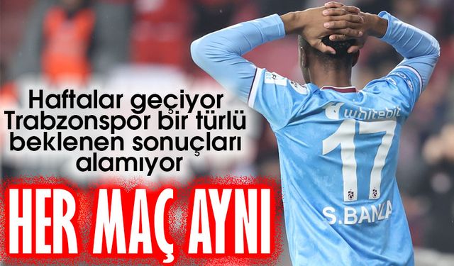 Trabzonspor Deplasmanda Dağılmaya Devam Ediyor!