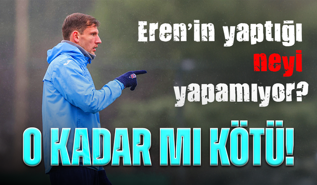 Trabzonspor’da Barisic Krizi: Eren’in Yaptığını O Yapamıyor mu?