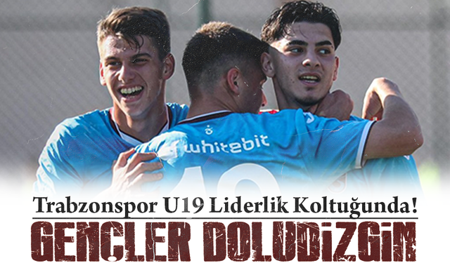 Trabzonspor U19 takımı, Sivasspor’u da eli boş gönderdi, maç eksiğiyle zirveye oturdu