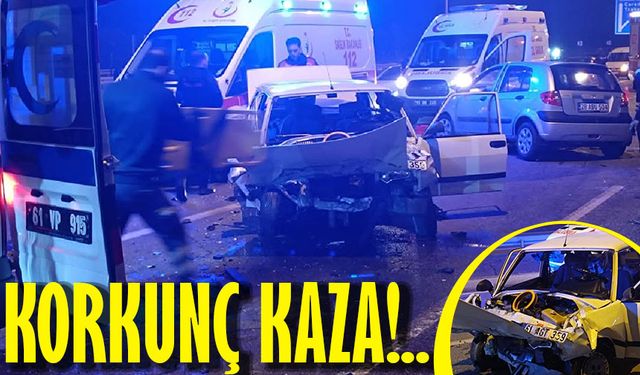 Vakfıkebir Hacıköy Mahallesi’nde Korkunç Trafik Kazası