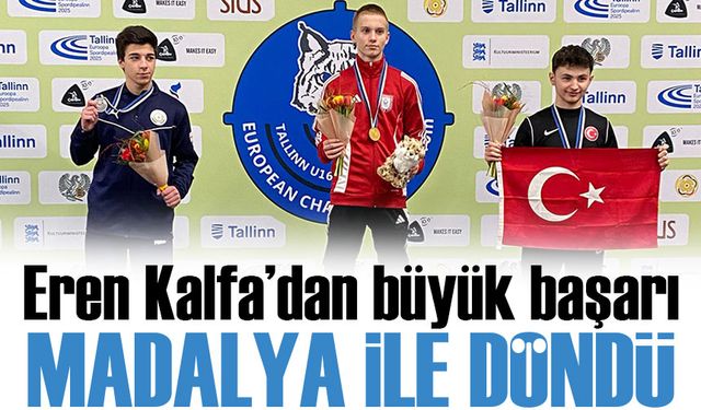 Eren Kalfa’dan Avrupa Şampiyonası’nda bronz madalya