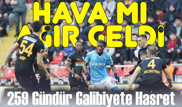 Trabzonspor’un Dış Saha Kabusu Devam Ediyor! 259 Gündür Galibiyete Hasret