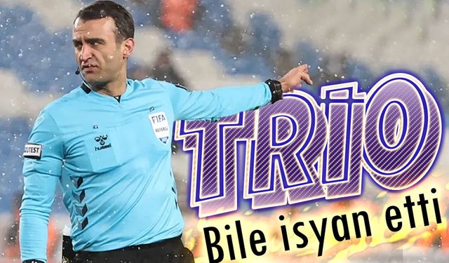 Trio Bile İsyan Etti! Trabzonspor’a Bir Hakem Darbesi Daha