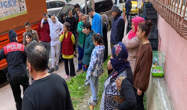 Rize’de 4 Katlı Binada Yangın