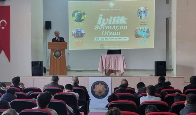 Bayburt’ta İyilik Haftası kutlandı