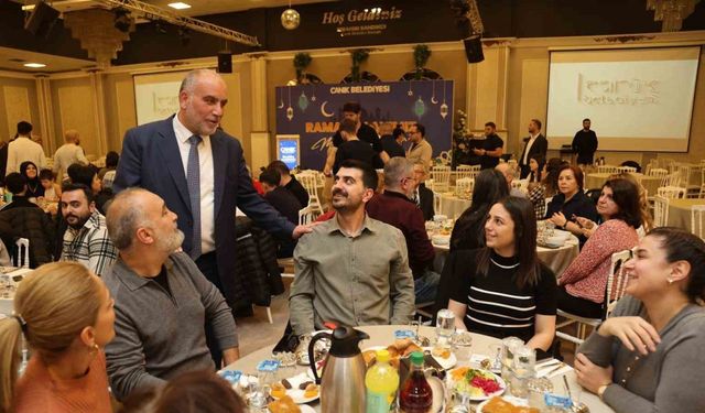 Canik’te sağlık çalışanları iftar sofrasında buluştu