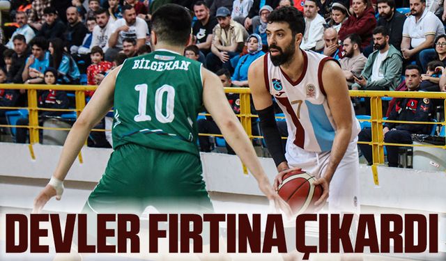 Trabzonspor Basketbol Takımı Fırtına Gibi Esti! OGM Ormanspor’a fark yaptı